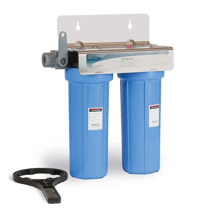 Amerec ASX120 Dual Cartridge Scale-X Water Treatment System