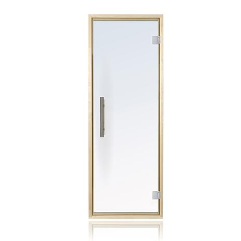 Prosaunas Prehung Clear Glass Aspen Frame Sauna Door 24x73