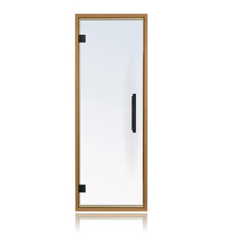 Prosaunas Prehung Clear Glass Aspen Frame Sauna Door 24x73