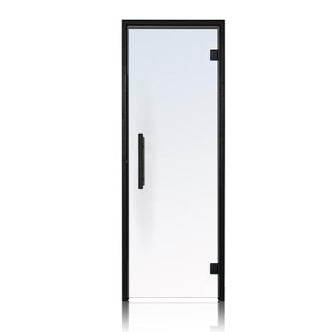 Prosaunas Prehung Clear Glass Black Alder Sauna Door 24x81