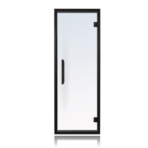 Prosaunas Prehung Clear Glass Black Alder Frame Sauna Door 24x73