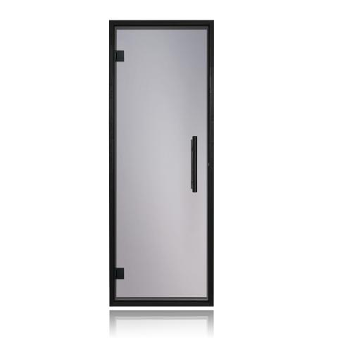 Prosaunas Prehung Tinted Glass Black Alder Frame Sauna Door 24x73