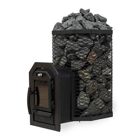 Cozy Heat Thru-Wall Wood-Burning Sauna Stove, Up to 18kW
