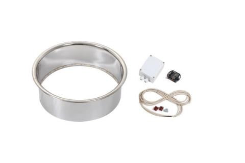 Harvia HPCU2L Embedding Flange with LED-Lighting for Cilindro Half 6/8kW