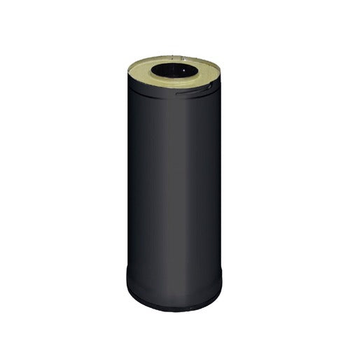 Harvia WHP1000M Sauna Wood Stove Chimney Extension 1000mm Black Steel