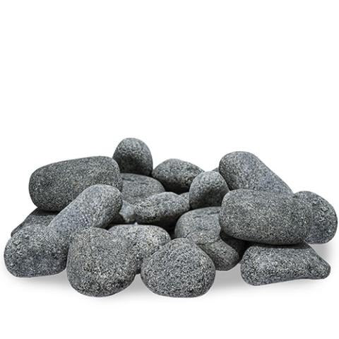 Cozy Heat Premium Rounded Olivine Sauna Stones, 10-15cm, 44lbs