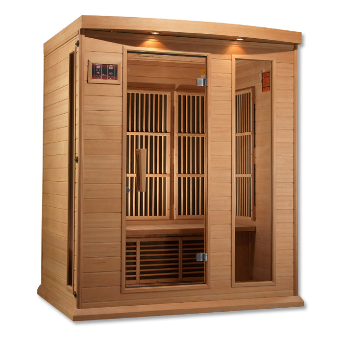 Maxxus 3 person Low EMF FAR Infrared Hemlock Sauna
