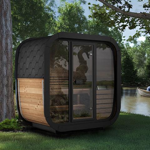 SaunaLife Model CL4G Cube-Series Outdoor Sauna