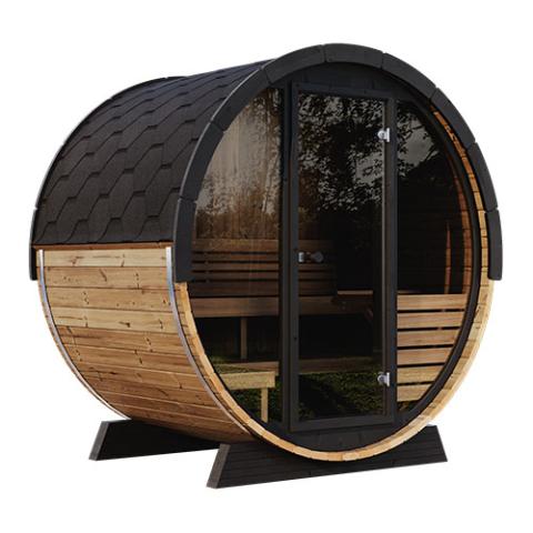 SaunaLife Model EE6G Outdoor Sauna Barrel