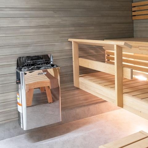 Harvia The Wall Series SWS60 6kW Stainless Steel Sauna Heater