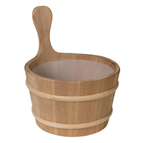 Prosaunas 4-Liter Lined Wood Sauna Bucket