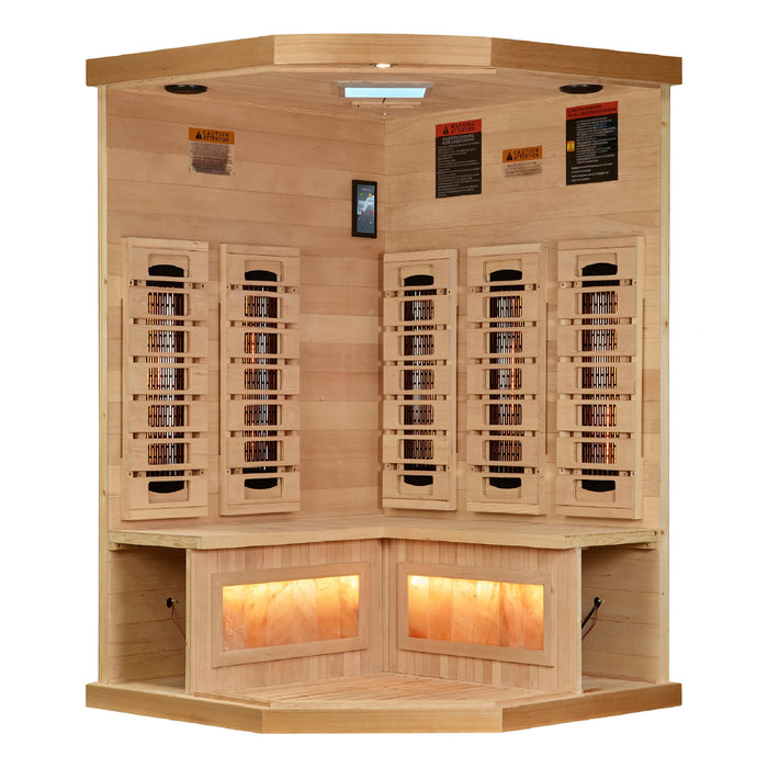Reserve Edition 3 Person Corner Full Spectrum with Himalayan Salt Bar