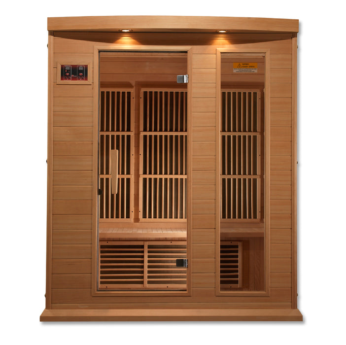Maxxus 3 person Low EMF FAR Infrared Hemlock Sauna