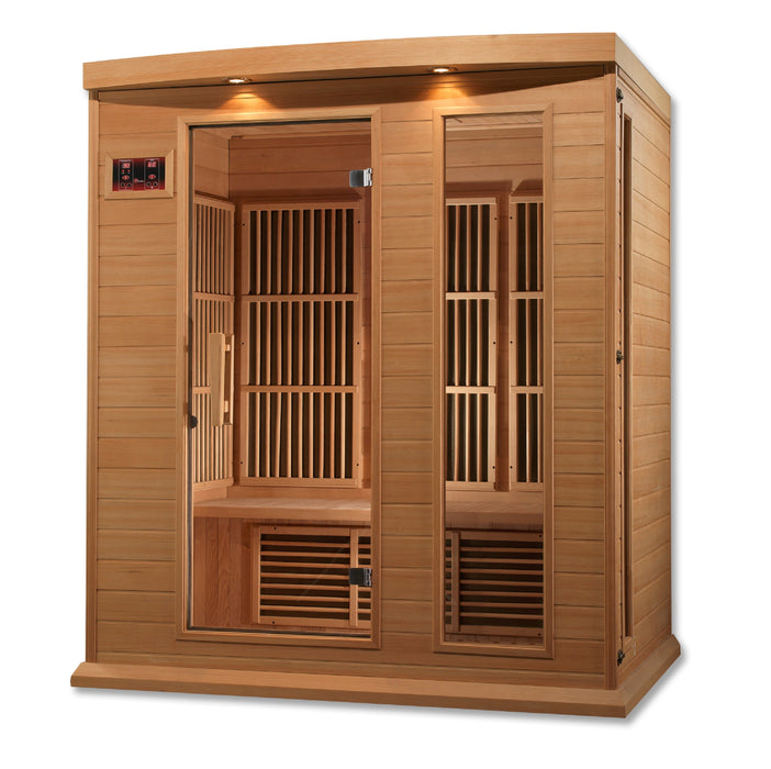 Maxxus 3 person Low EMF FAR Infrared Hemlock Sauna