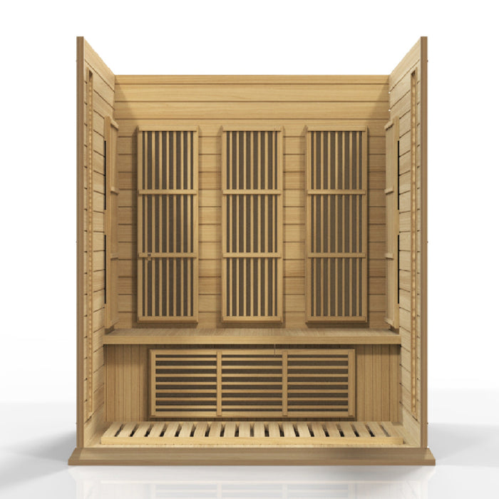 Maxxus 3 person Low EMF FAR Infrared Hemlock Sauna