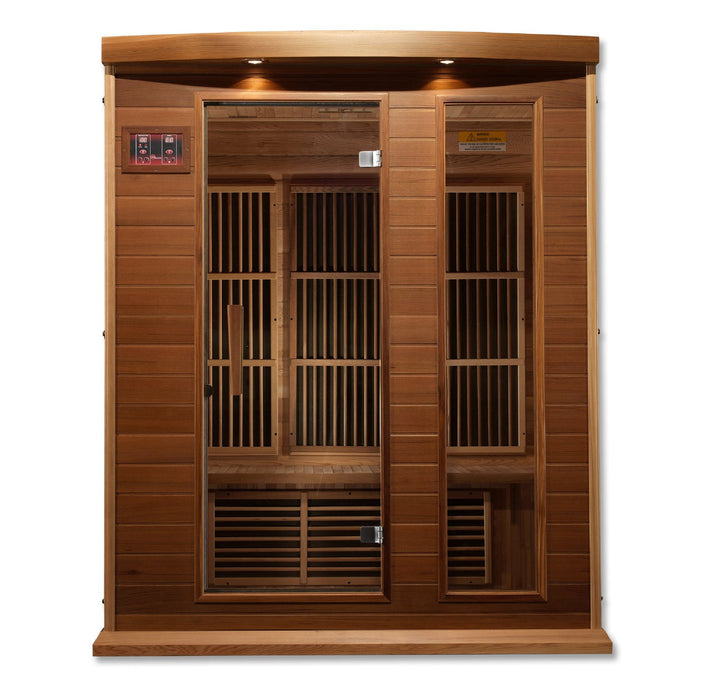 Maxxus 3 Person Low EMF FAR Infrared Cedar Sauna
