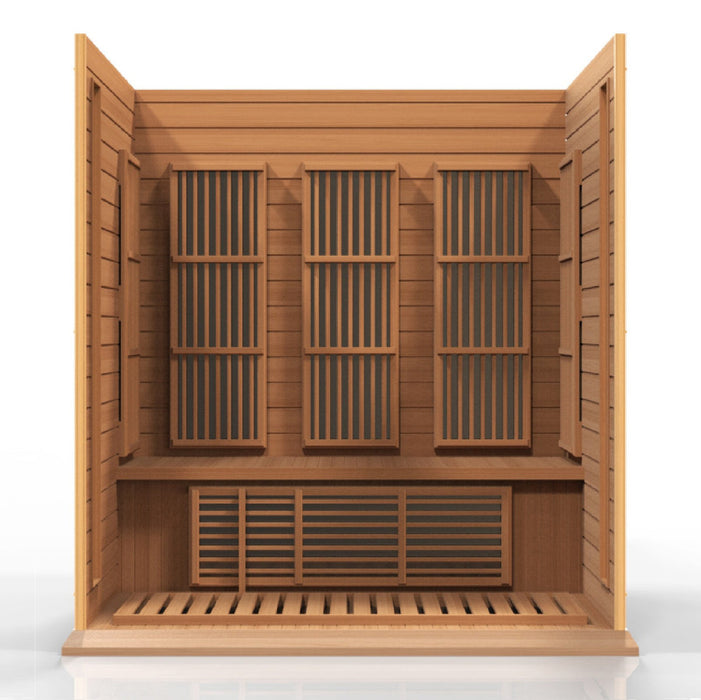 Maxxus 3 Person Low EMF FAR Infrared Cedar Sauna
