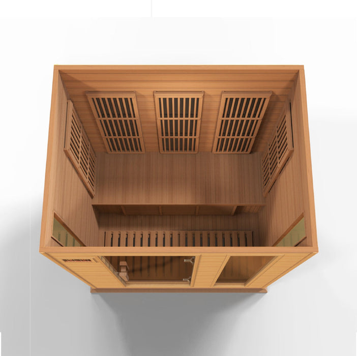 Maxxus 3 Person Low EMF FAR Infrared Cedar Sauna
