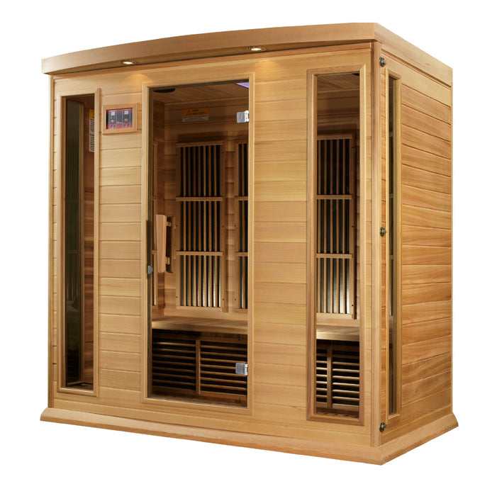 Maxxus 4 Person Low EMF FAR Infrared Cedar Sauna