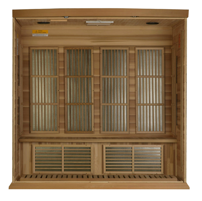 Maxxus 4 Person Low EMF FAR Infrared Cedar Sauna