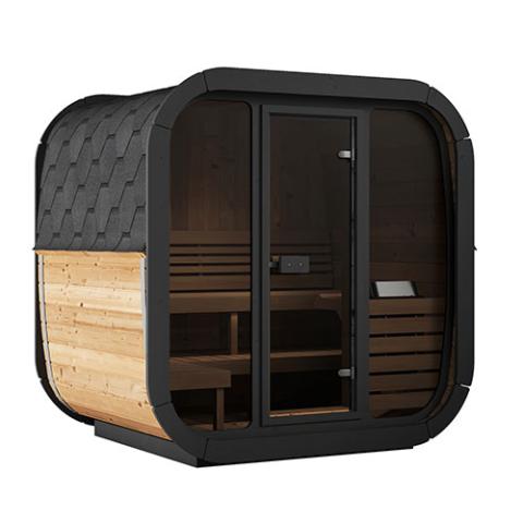 SaunaLife Model CL5G Cube-Series Outdoor Sauna