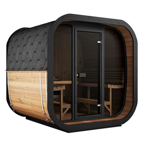 SaunaLife Model CL7G Cube-Series OUtdoor Sauna