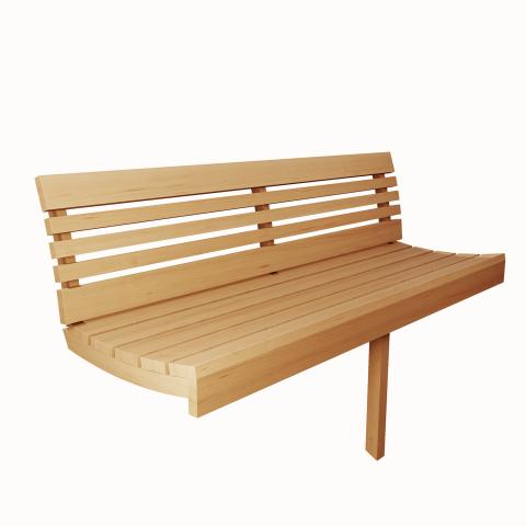 SaunaLife Model E6W Outdoor Sauna Barrel-Window