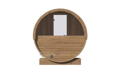 SaunaLife Model E7W Outdoor Sauna Barrel-Window