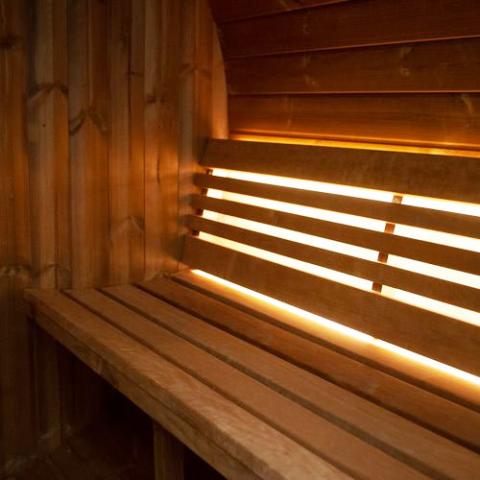 SaunaLife Model E7 Outdoor Sauna Barrel
