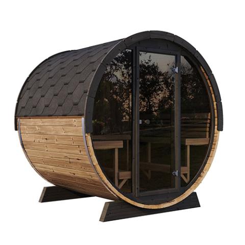 SaunaLife Model EE8G Outdoor Sauna Barrel