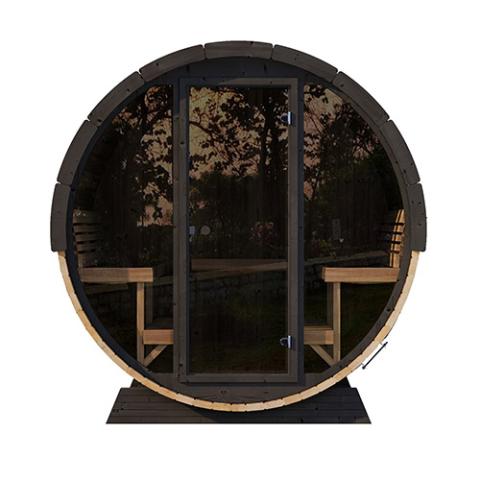 SaunaLife Model EE8G Outdoor Sauna Barrel