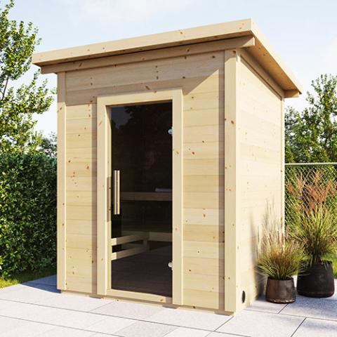 SaunaLife Model G2 Garden-Series Outdoor Sauna