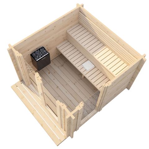 SaunaLife Model G4 Garden-Series Outdoor Sauna