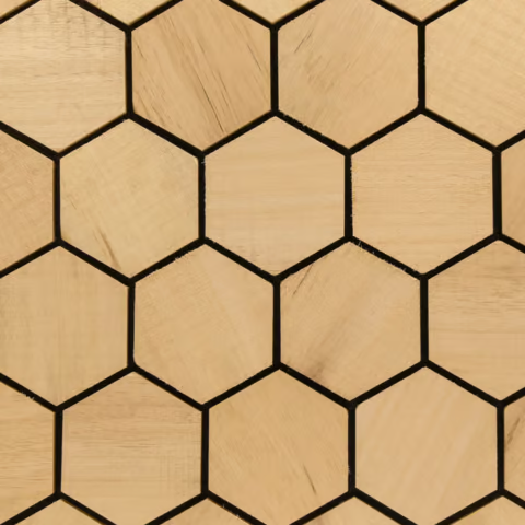 EmotionWood Promenade Abachi Decorative Sauna Wall Panel