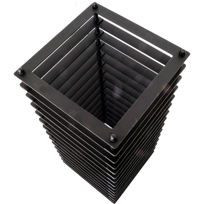 Cozy Heat Quattro H700 Chimney Cover, Black Stainless Steel for Quattro Sauna Stoves