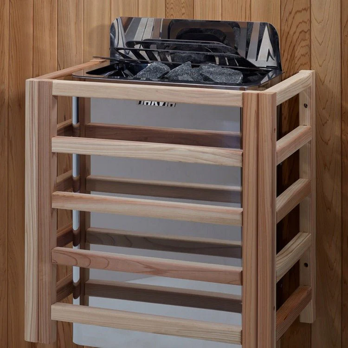 Soria 3 Person Hybrid Sauna Full Spectrum and Harvia Traditional Stove