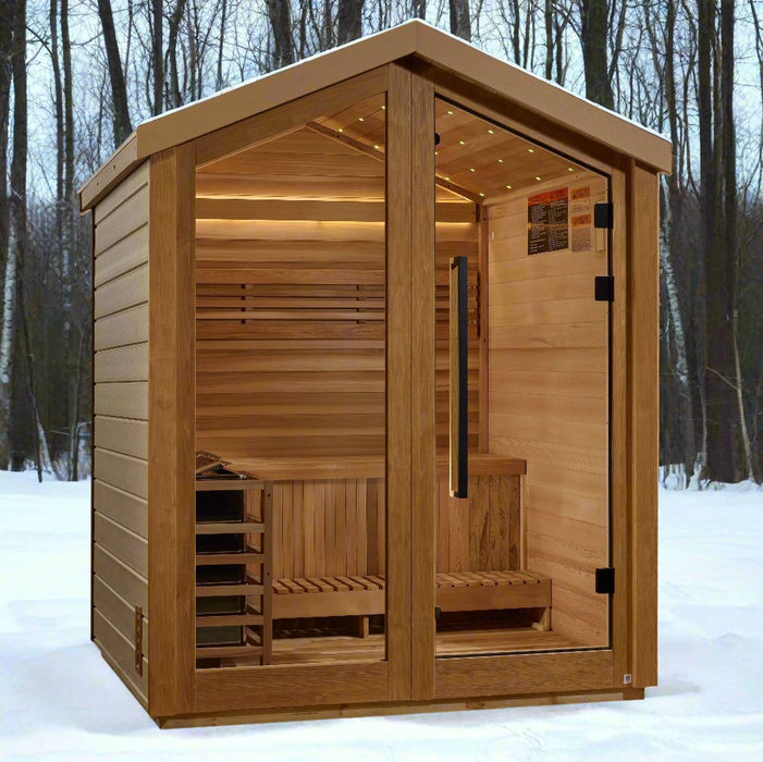 Savonlinna 3 Person Outdoor-Indoor Traditional Sauna